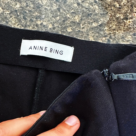 Anine Bing Max Pant Split Leg Trouser - Picture 8 of 8